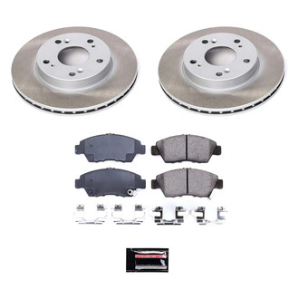 PowerStop® - Semi Coated Front Disc Brake Kit