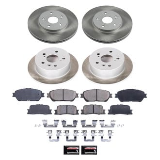 PowerStop® - Semi Coated Front and Rear Disc Brake Kit