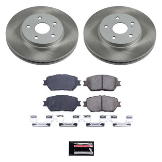 PowerStop® - Semi Coated Front Disc Brake Kit