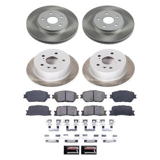 PowerStop® - Semi Coated Front and Rear Disc Brake Kit