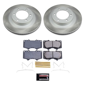 PowerStop® - Semi Coated Front Disc Brake Kit