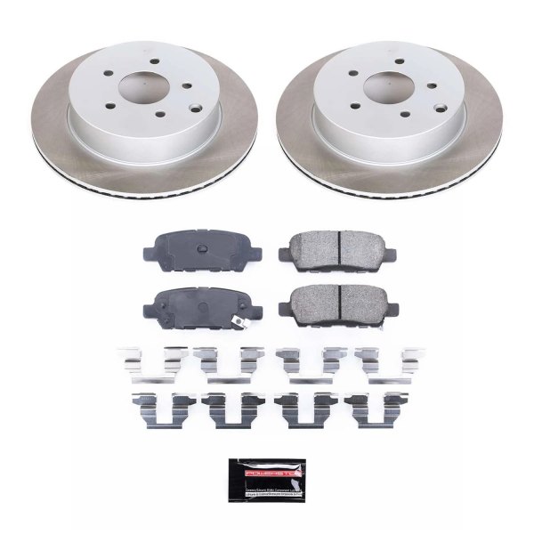  PowerStop® - Semi Coated Rear Disc Brake Kit