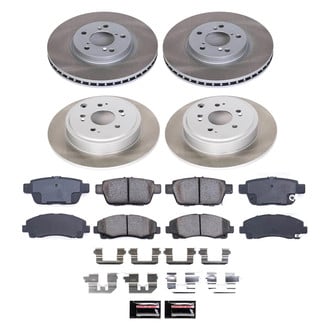 PowerStop® - Semi Coated Front and Rear Disc Brake Kit