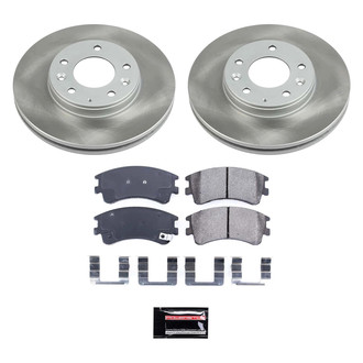 PowerStop® - Semi Coated Front Disc Brake Kit