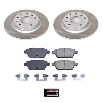 PowerStop® - Semi Coated Rear Disc Brake Kit