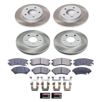 PowerStop® - Semi Coated Front and Rear Disc Brake Kit