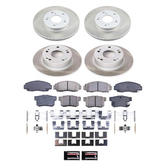 PowerStop® - Semi Coated Front and Rear Disc Brake Kit