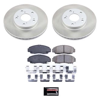 PowerStop® - Semi Coated Front Disc Brake Kit