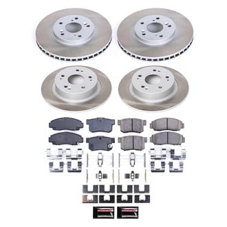 PowerStop® - Semi Coated Front and Rear Disc Brake Kit