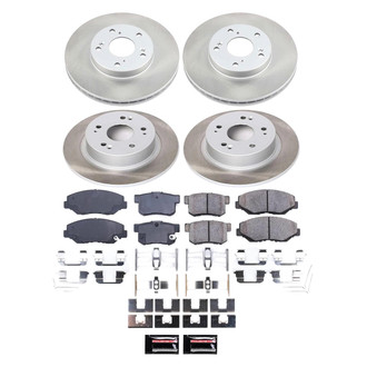 PowerStop® - Semi Coated Front and Rear Disc Brake Kit