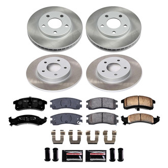 PowerStop® - Semi Coated Front and Rear Disc Brake Kit
