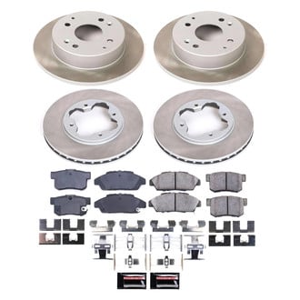 PowerStop® - Semi Coated Front and Rear Disc Brake Kit