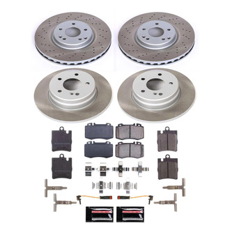 PowerStop® - Semi Coated Front and Rear Disc Brake Kit