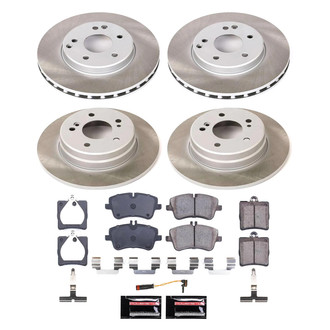 PowerStop® - Semi Coated Front and Rear Disc Brake Kit