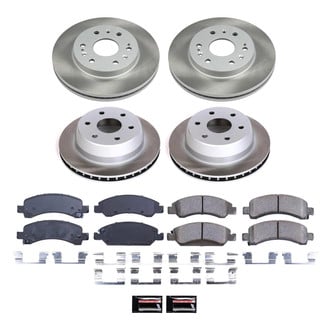 PowerStop® - Semi Coated Front and Rear Disc Brake Kit