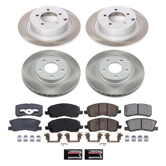 PowerStop® - Semi Coated Front and Rear Disc Brake Kit