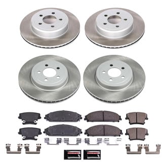 PowerStop® - Semi Coated Front and Rear Disc Brake Kit