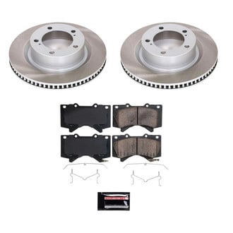 PowerStop® - Semi Coated Front Disc Brake Kit