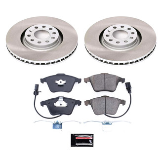 PowerStop® SC2990 - Semi Coated Front Disc Brake Kit