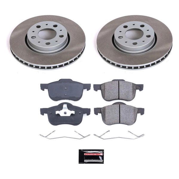  PowerStop® - Semi Coated Front Disc Brake Kit