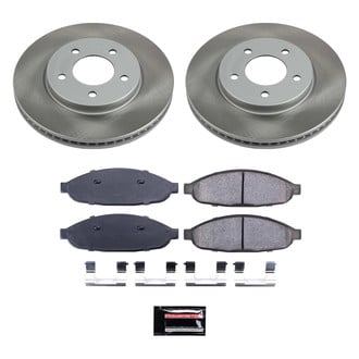 PowerStop® - Semi Coated Front Disc Brake Kit