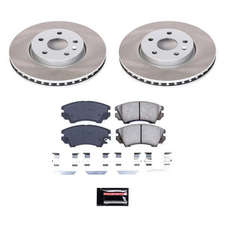 PowerStop® - Semi Coated Front Disc Brake Kit
