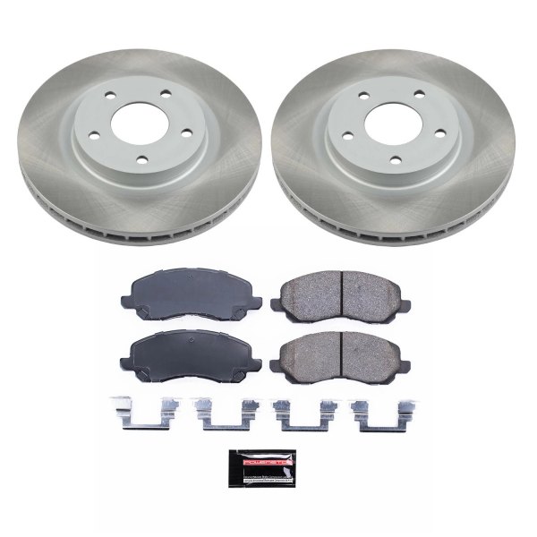  PowerStop® - Semi Coated Front Disc Brake Kit