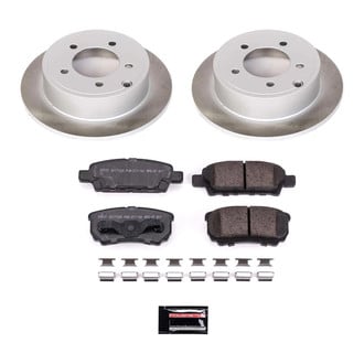 PowerStop® - Semi Coated Rear Disc Brake Kit