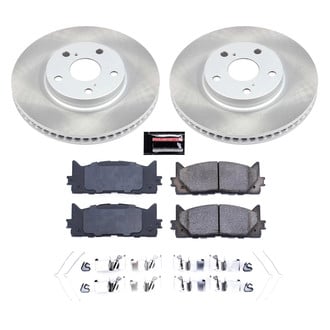 PowerStop® - Semi Coated Front Disc Brake Kit
