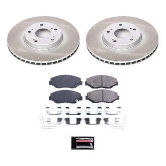 PowerStop® SC3055 - Semi Coated Front Disc Brake Kit