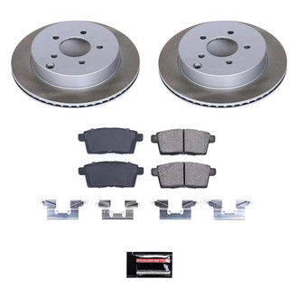 PowerStop® - Semi Coated Rear Disc Brake Kit
