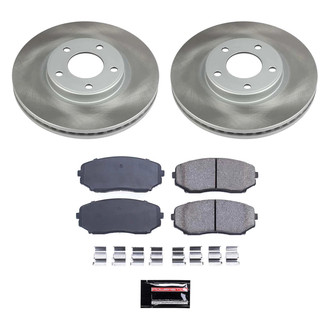 PowerStop® - Semi Coated Front Disc Brake Kit