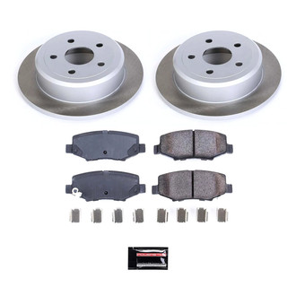 PowerStop® - Semi Coated Rear Disc Brake Kit
