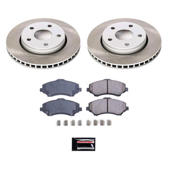 PowerStop® - Semi Coated Front Disc Brake Kit