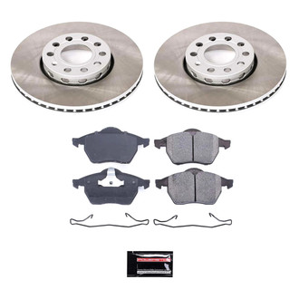 PowerStop® - Semi Coated Front Disc Brake Kit