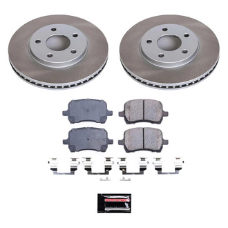 PowerStop® - Semi Coated Front Disc Brake Kit