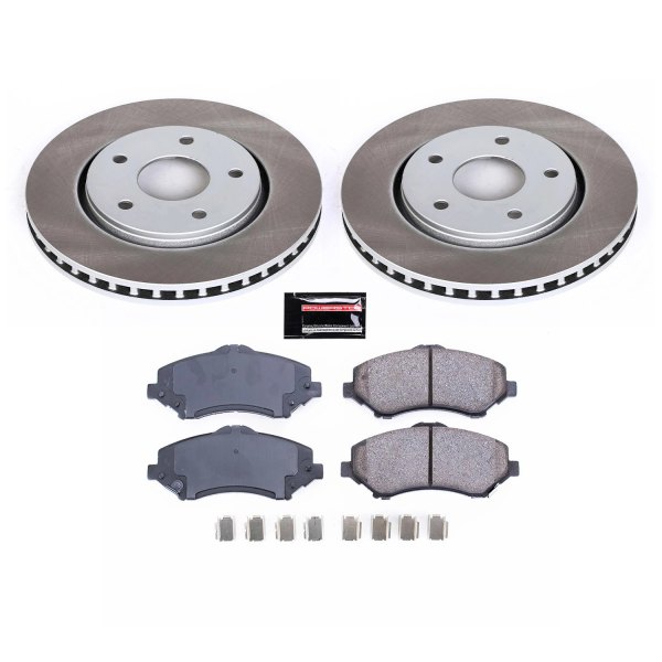  PowerStop® - Semi Coated Front Disc Brake Kit