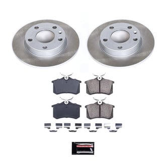 PowerStop® - Semi Coated Rear Disc Brake Kit