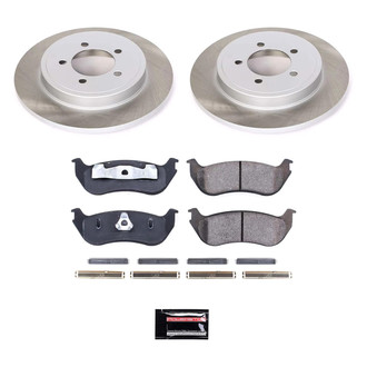 PowerStop® - Semi Coated Rear Disc Brake Kit