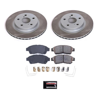 PowerStop® - Semi Coated Front Disc Brake Kit