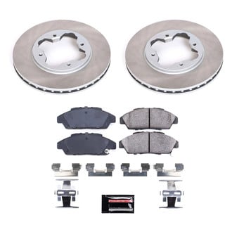 PowerStop® - Semi Coated Front Disc Brake Kit