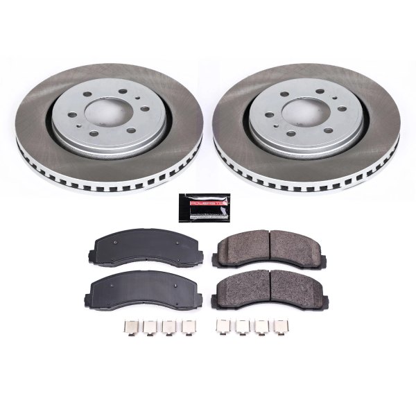  PowerStop® - Semi Coated Front Disc Brake Kit