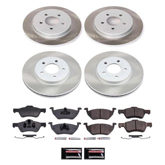 PowerStop® - Semi Coated Front and Rear Disc Brake Kit