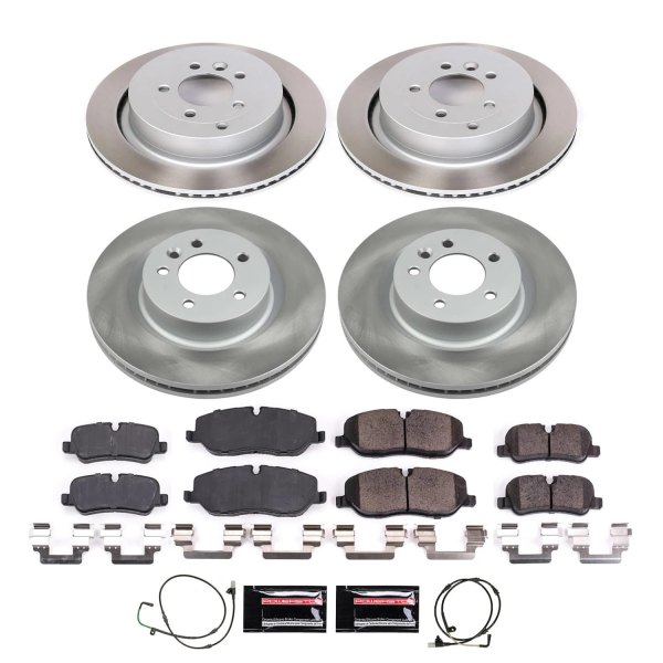  PowerStop® - Semi Coated Front and Rear Disc Brake Kit