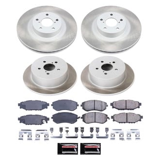 PowerStop® - Semi Coated Front and Rear Disc Brake Kit