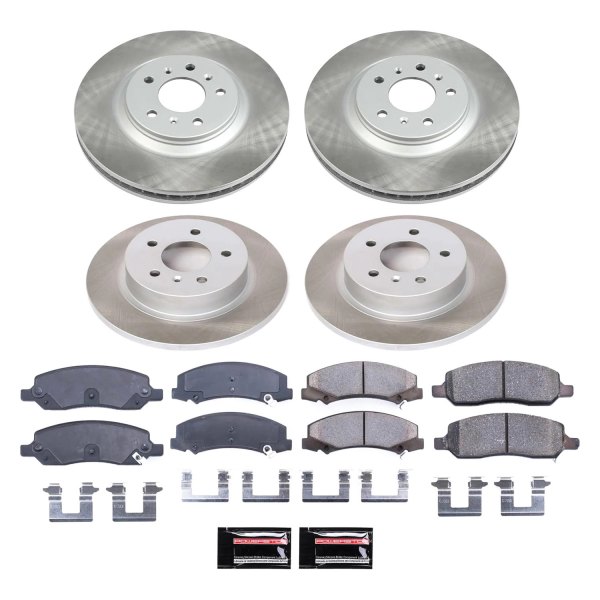  PowerStop® - Semi Coated Front and Rear Disc Brake Kit