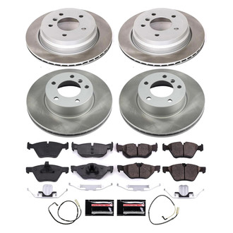 PowerStop® - Semi Coated Front and Rear Disc Brake Kit
