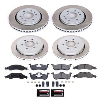 PowerStop® - Semi Coated Front and Rear Disc Brake Kit