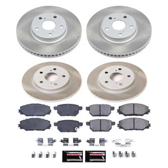 PowerStop® - Semi Coated Front and Rear Disc Brake Kit