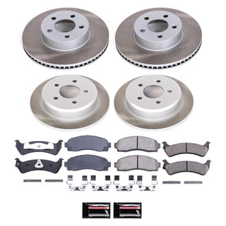 PowerStop® - Semi Coated Front and Rear Disc Brake Kit